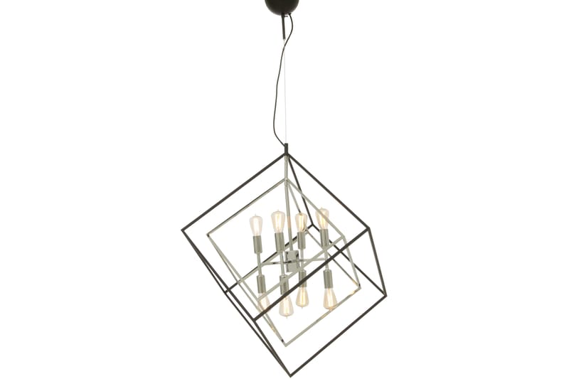 CUBES taklampa stor, svart/krom - Aneta Lighting - Kökslampa & pendellampa - Sovrumslampa - Fönsterlampa hängande