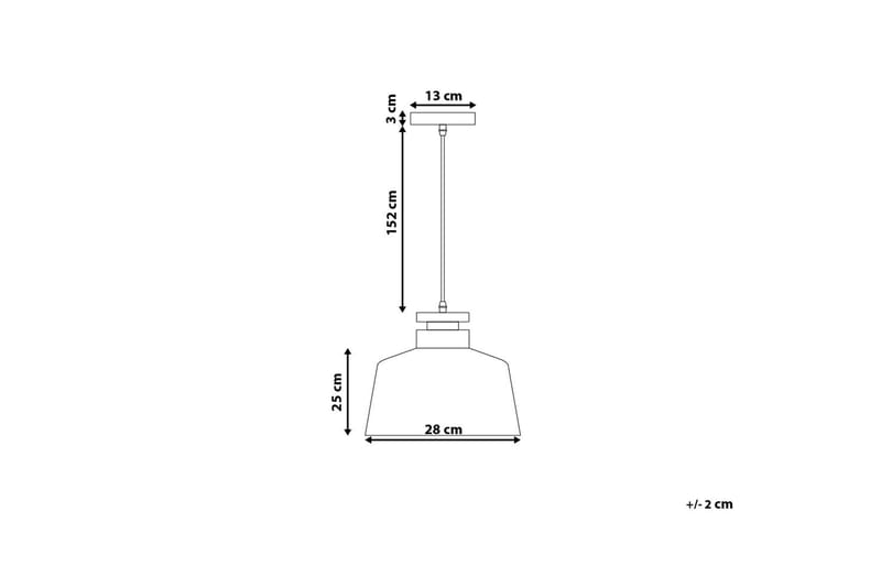 DANUBE Taklampa 28 cm - Kökslampa & pendellampa - Sovrumslampa - Fönsterlampa hängande