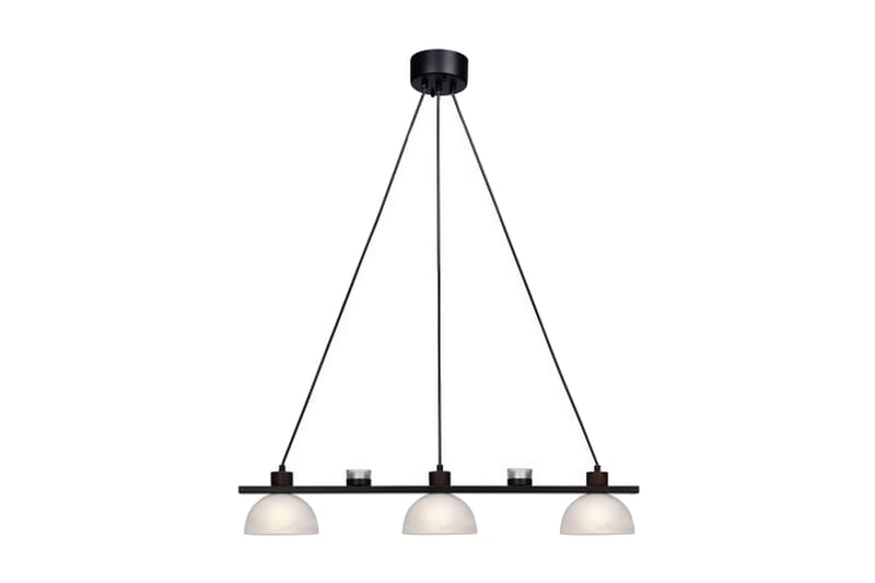 DIVOZA Taklampa 82 3 Lampor Svart - Fönsterlampa hängande - Kökslampa & pendellampa - Sovrumslampa