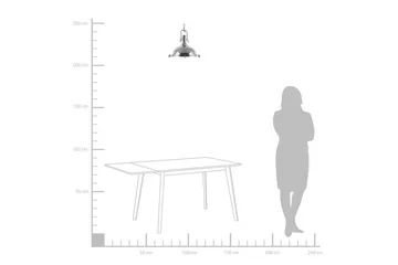 Ebron Taklampa 38 cm - Silver - Belysning - Inomhusbelysning & lampor - Taklampor & takbelysning - Kökslampa & pendellampa