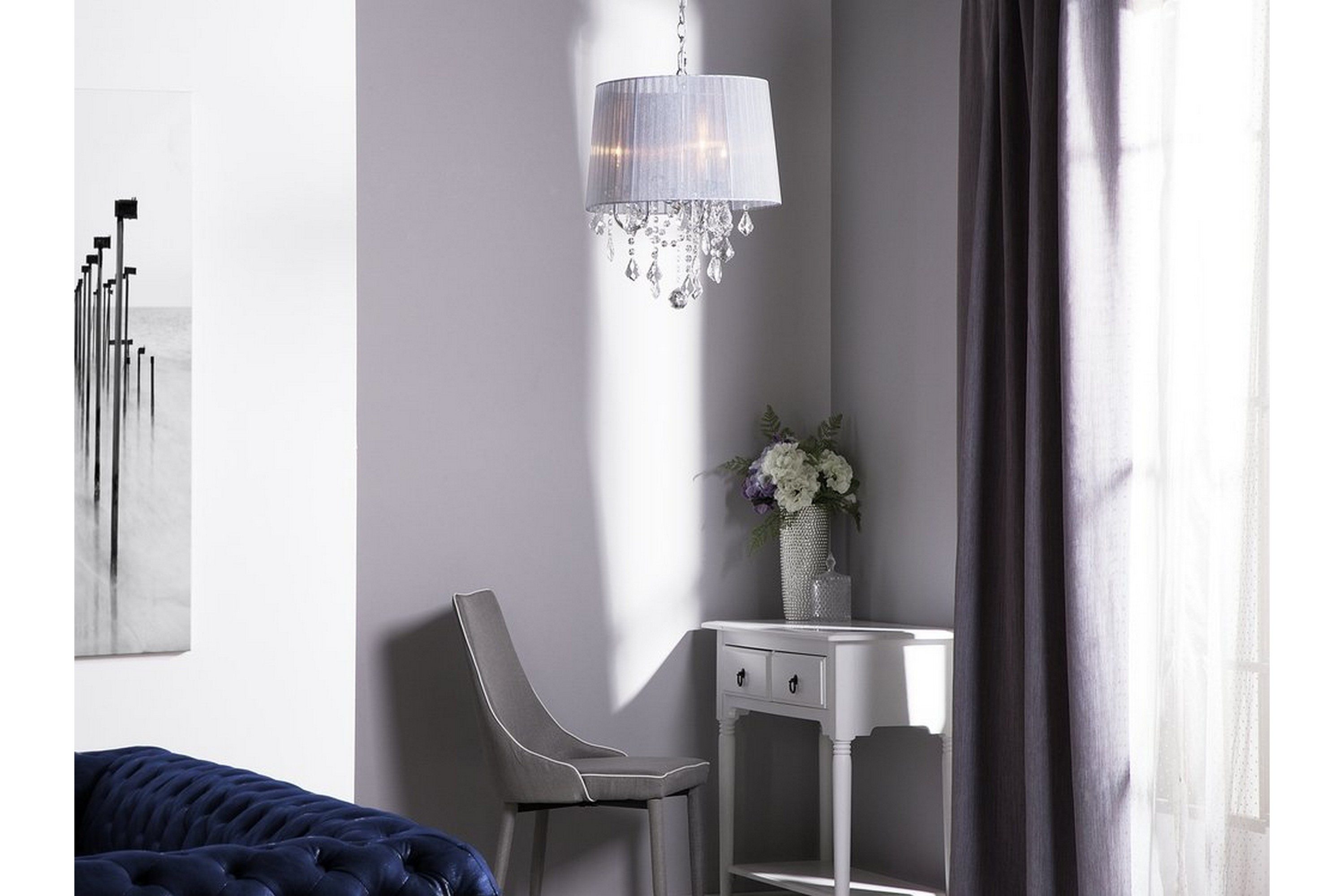 Evans Taklampa 40 cm - Vit