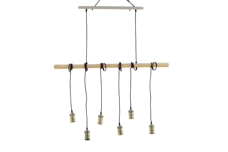 FALLIA Pendellampa Beige/Mässing/Brun - Fönsterlampa hängande - Kökslampa & pendellampa - Sovrumslampa
