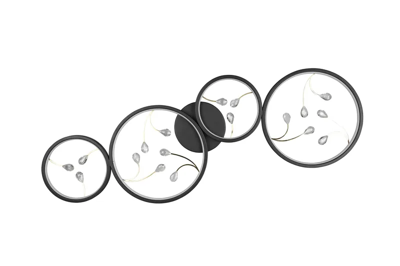 Groovy LED Plafond 4L mattsvart/ guld - Matt svart/Guld - Belysning - Inomhusbelysning & lampor - Taklampor & takbelysning - Kökslampa & pendellampa