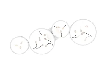 Groovy LED Plafond 4L mattvit/ krom - Matt vit/Krom - Belysning - Inomhusbelysning & lampor - Taklampor & takbelysning - Kökslampa & pendellampa