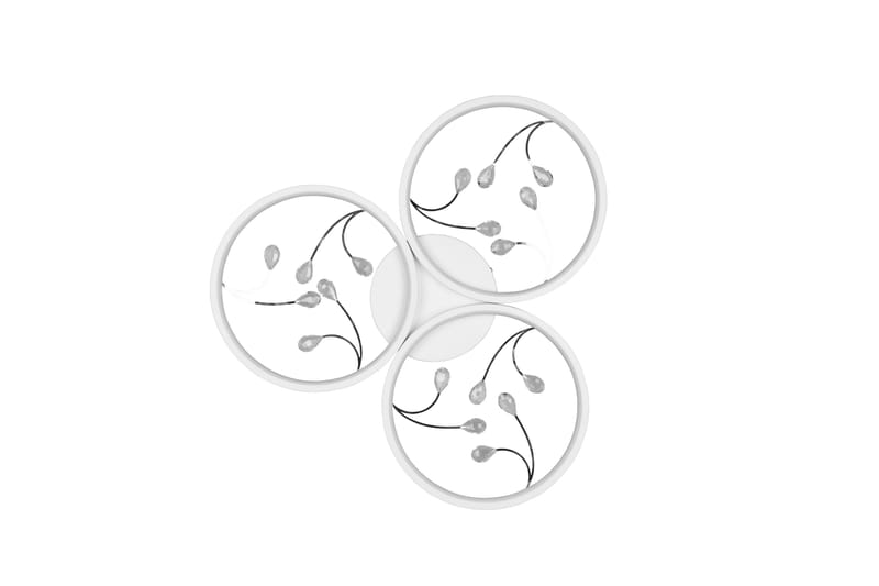 Groovy LED Plafond 3L mattvit/ krom - Matt vit/Krom - Belysning - Inomhusbelysning & lampor - Taklampor & takbelysning - Kökslampa & pendellampa