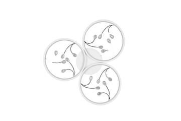 Groovy LED Plafond 3L mattvit/ krom - Matt vit/Krom - Belysning - Inomhusbelysning & lampor - Taklampor & takbelysning - Kökslampa & pendellampa