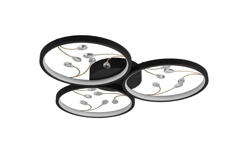 Groovy LED Plafond 3L mattsvart/ guld - Matt svart/Guld - Belysning - Inomhusbelysning & lampor - Taklampor & takbelysning - Kökslampa & pendellampa