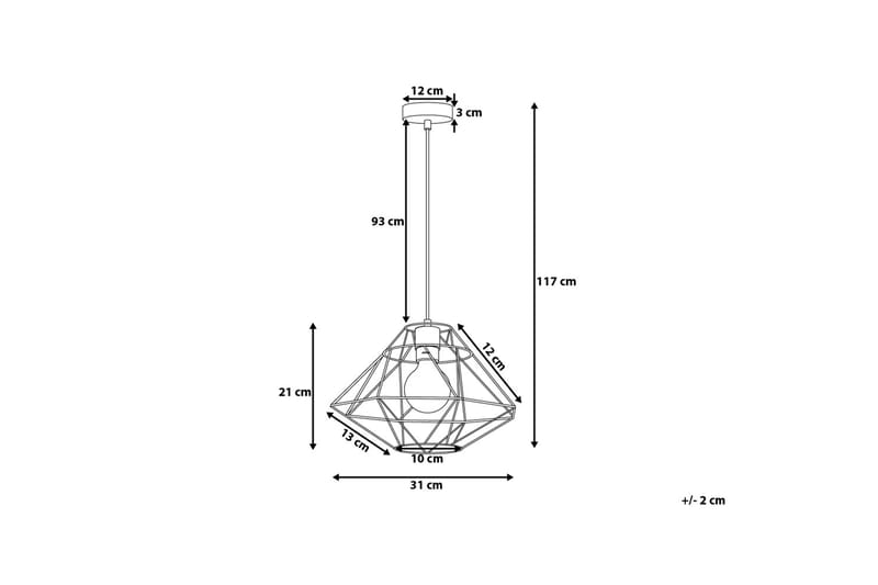 GUAM Taklampa 31 cm - Kökslampa & pendellampa - Sovrumslampa - Fönsterlampa hängande