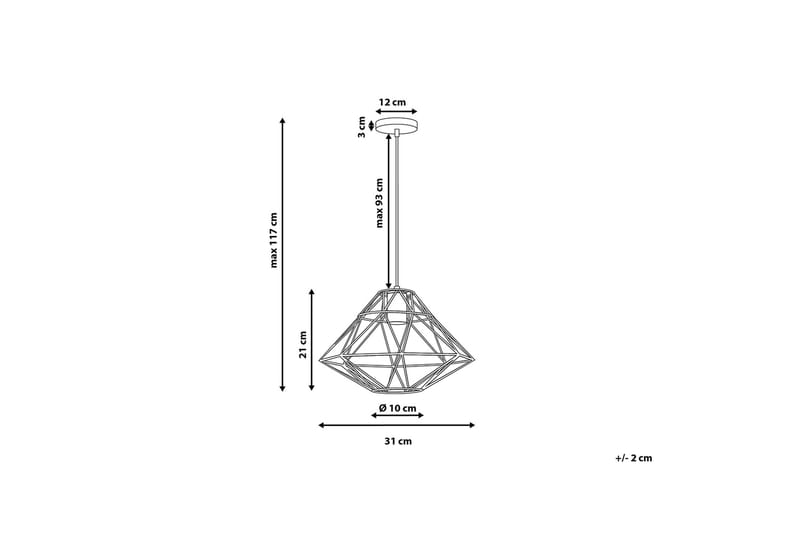 GUAM Taklampa 31 cm - Kökslampa & pendellampa - Sovrumslampa - Fönsterlampa hängande