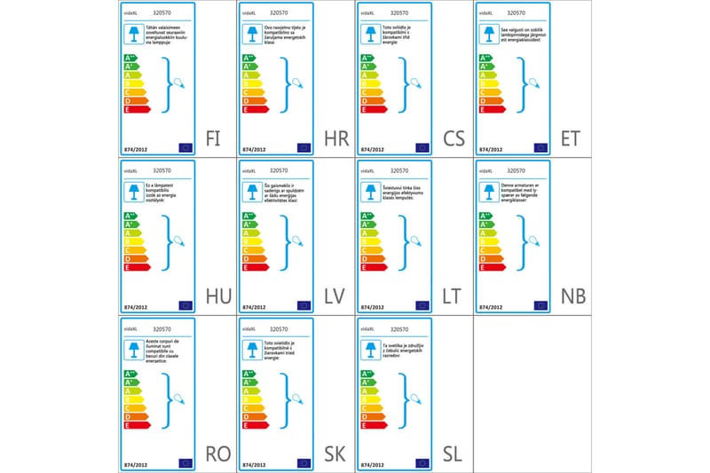 Hänglampa 25 W vit rund 28,5 cm E27 - Vit - Kökslampa & pendellampa - Sovrumslampa - Fönsterlampa hängande