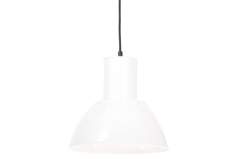 Hänglampa 25 W vit rund 28,5 cm E27 - Vit - Kökslampa & pendellampa - Sovrumslampa - Fönsterlampa hängande