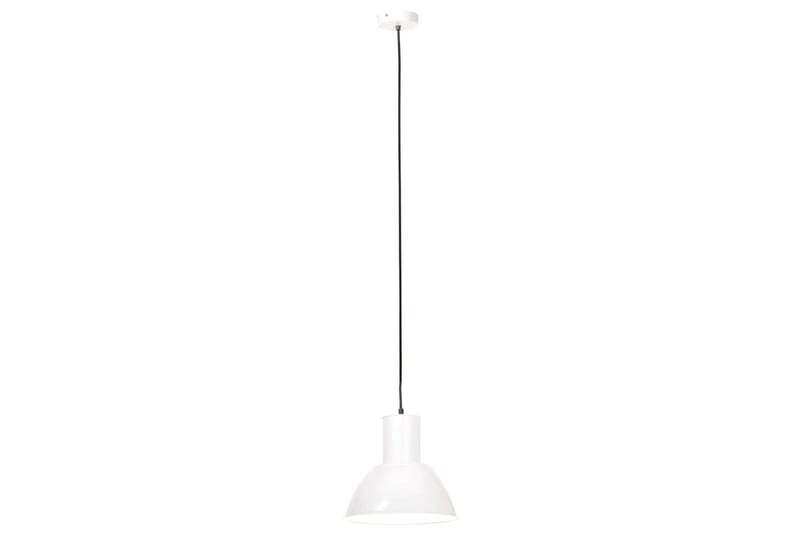 Hänglampa 25 W vit rund 28,5 cm E27 - Vit - Kökslampa & pendellampa - Sovrumslampa - Fönsterlampa hängande