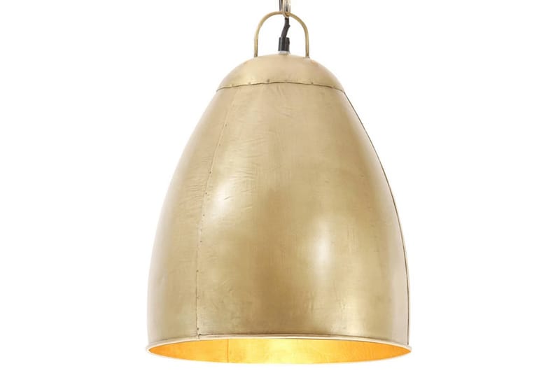 Hänglampa industriell 25 W mässing rund 32 cm E27 - Guld - Belysning - Inomhusbelysning & lampor - Taklampor & takbelysning - Kökslampa & pendellampa