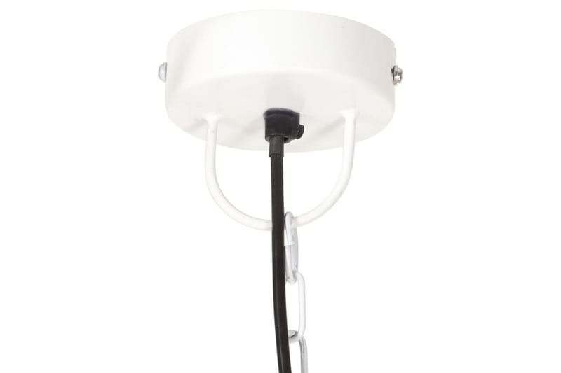 Hänglampa industriell 25 W vit rund 30 cm E27 - Vit - Belysning - Inomhusbelysning & lampor - Taklampor & takbelysning - Kökslampa & pendellampa