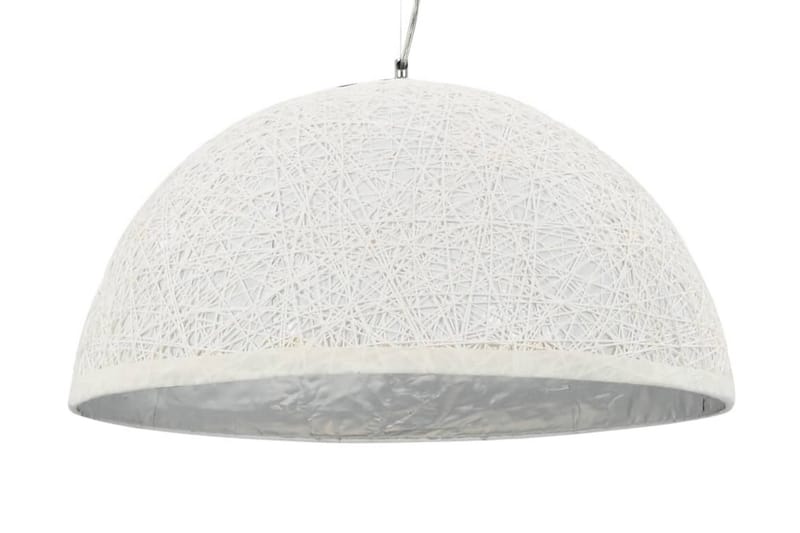 Hänglampa vit och silver Ã˜50 cm E27 - Flerfärgad - Kökslampa & pendellampa - Sovrumslampa - Fönsterlampa hängande