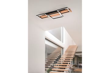 Harper LED Plafond 65 cm mattsvart/ trä - Trä - Belysning - Inomhusbelysning & lampor - Taklampor & takbelysning - Kökslampa & pendellampa