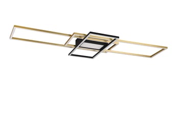 Irvine LED Plafond mattmässing/ mattsvart - Matt svart - Belysning - Inomhusbelysning & lampor - Taklampor & takbelysning - Kökslampa & pendellampa