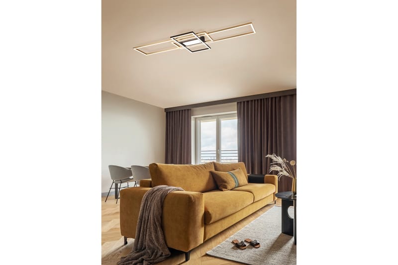 Irvine LED Plafond mattmässing/ mattsvart - Matt svart - Belysning - Inomhusbelysning & lampor - Taklampor & takbelysning - Kökslampa & pendellampa