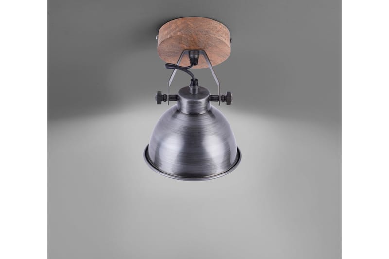 LALOMA Taklampa 15x16 cm Grå/Natur - Kökslampa & pendellampa - Sovrumslampa - Fönsterlampa hängande