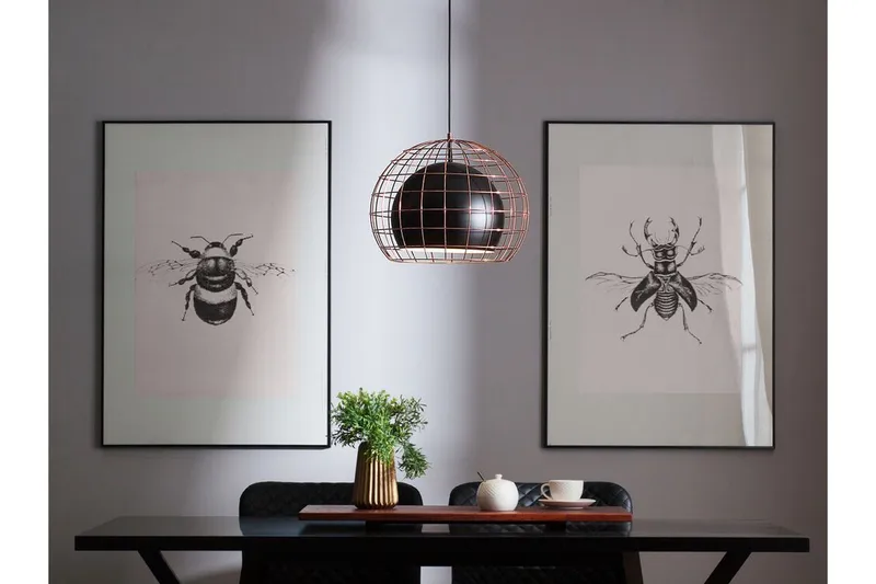 Liri Taklampa 31 cm, Svart