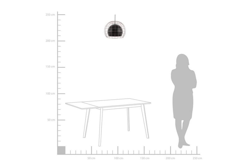 LIRI Taklampa 31 cm - Kökslampa & pendellampa - Sovrumslampa - Nätlampa - Fönsterlampa hängande