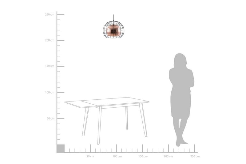 LIRI Taklampa 31 cm - Kökslampa & pendellampa - Sovrumslampa - Nätlampa - Fönsterlampa hängande