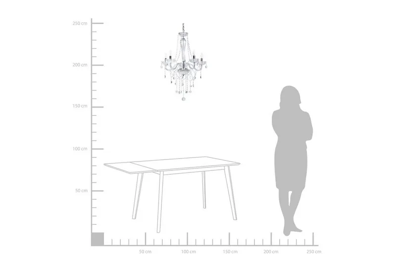 Locone Taklampa 79 cm - Silver - Belysning - Inomhusbelysning & lampor - Taklampor & takbelysning - Kökslampa & pendellampa