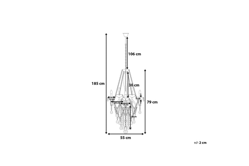 LOCONE Taklampa 79 cm - Kökslampa & pendellampa - Sovrumslampa - Fönsterlampa hängande