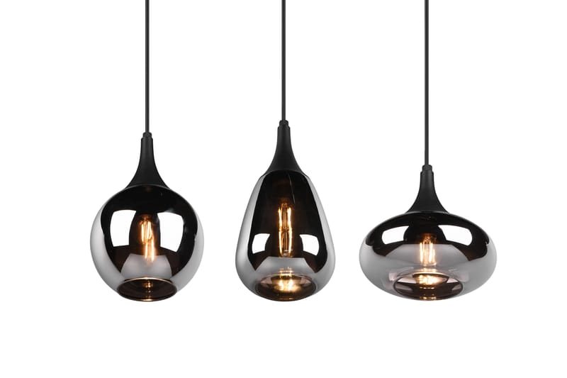 LUMINA Pendellampa 3-dels E14 Mattsvart - Matt svart - Belysning - Inomhusbelysning & lampor - Taklampor & takbelysning - Kökslampa & pendellampa