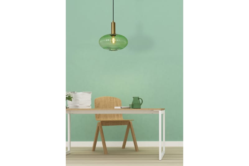 MALOTO Pendellampa Grön - Lucide - Fönsterlampa hängande - Kökslampa & pendellampa - Sovrumslampa