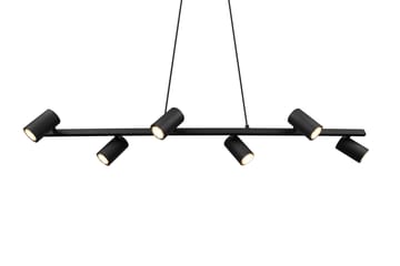 Marley Taklampa 115cm 6L 6xGU10 mattsvart - Matt svart - Belysning - Inomhusbelysning & lampor - Taklampor & takbelysning - Kökslampa & pendellampa