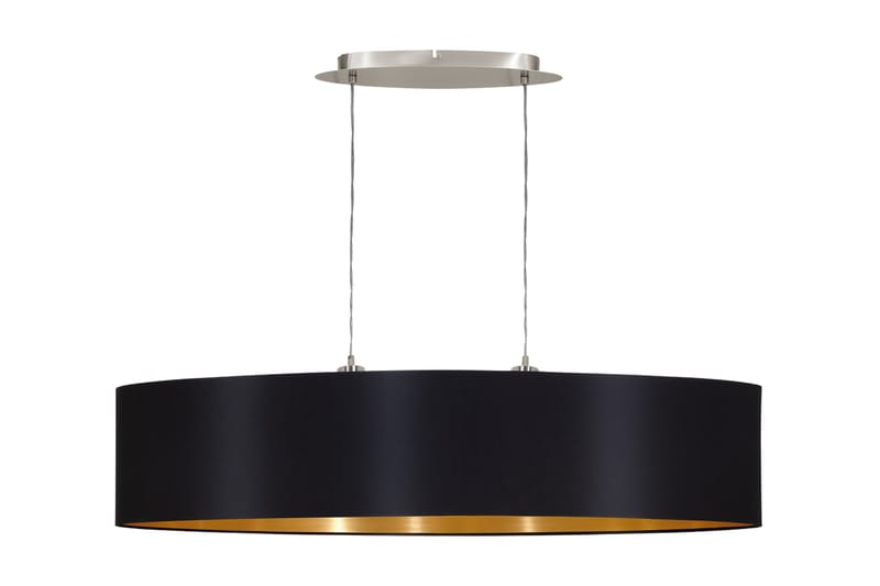 MASERLO Taklampa 100 cm Svart/Guld - Eglo - Fönsterlampa hängande - Kökslampa & pendellampa - Sovrumslampa