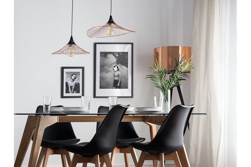 Mazaro Taklampa 50 cm, Svart