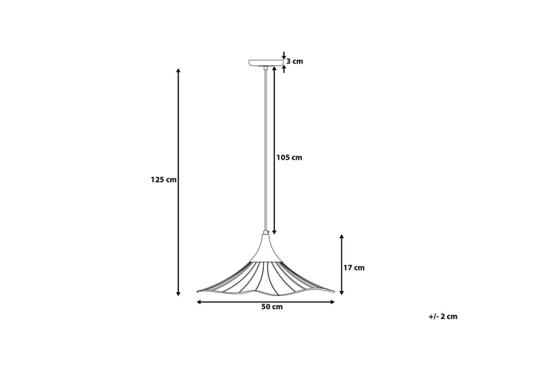 MAZARO Taklampa 50 cm - Kökslampa & pendellampa - Sovrumslampa - Fönsterlampa hängande