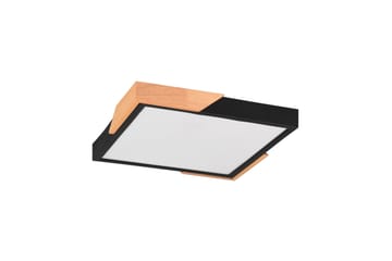 Meta LED Plafond mattsvart/ trä - Matt svart/Trä - Belysning - Inomhusbelysning & lampor - Taklampor & takbelysning - Kökslampa & pendellampa