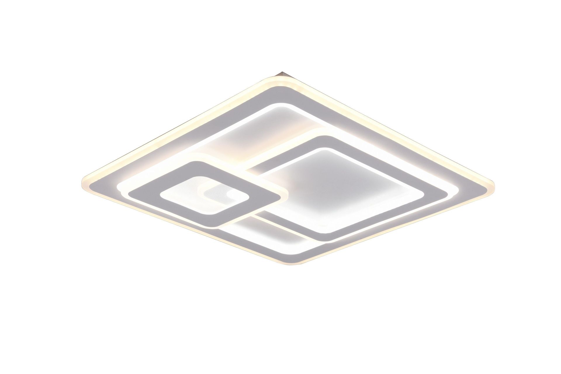 Mita LED Plafond square mattvit - Matt vit
