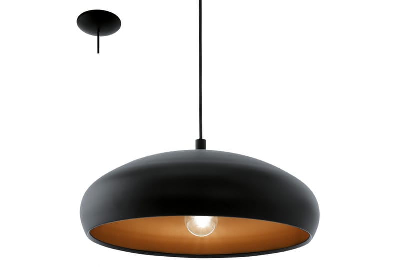 MOGANO Taklampa 40 Rund Svart/Koppar - Eglo - Fönsterlampa hängande - Kökslampa & pendellampa - Sovrumslampa MOGANO Taklampa 40 Rund Svart/Koppar - Eglo - Fönsterlampa hängande - Kökslampa & pendellampa - Sovrumslampa