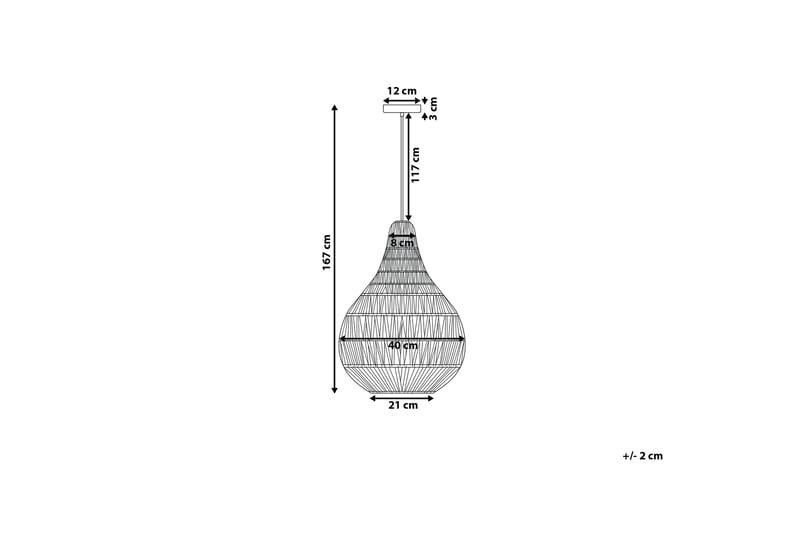 MOLOPO Hänglampa - Kökslampa & pendellampa - Sovrumslampa - Fönsterlampa hängande