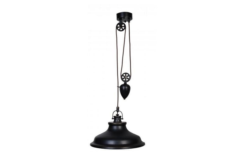 NEW HAVEN Taklampa 37 Rund m Hiss Svart - Cottex - Fönsterlampa hängande - Kökslampa & pendellampa - Sovrumslampa