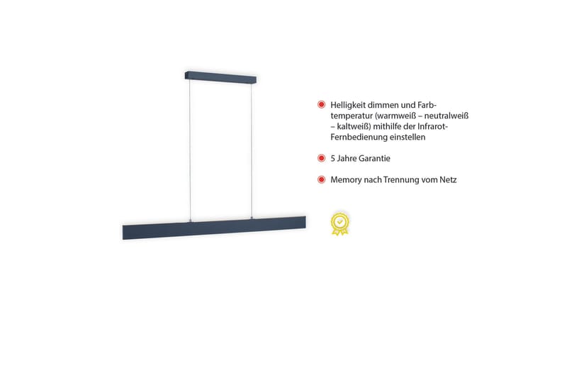 NILA Pendellampa, anthrazit - Grå - Belysning - Inomhusbelysning & lampor - Taklampor & takbelysning - Kökslampa & pendellampa