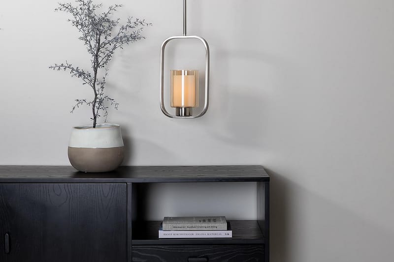 NOHIK Pendellampa Dimbar LED Silver Liten - Kökslampa & pendellampa - Sovrumslampa - Fönsterlampa hängande