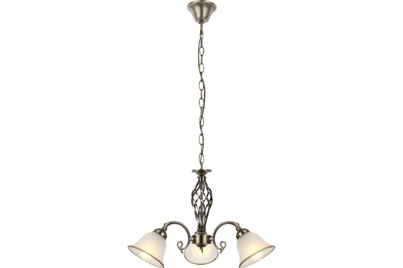 ODIN Pendellampa 2 Lampor AntikMässing - Globo Lighting - Fönsterlampa hängande - Kökslampa & pendellampa - Sovrumslampa