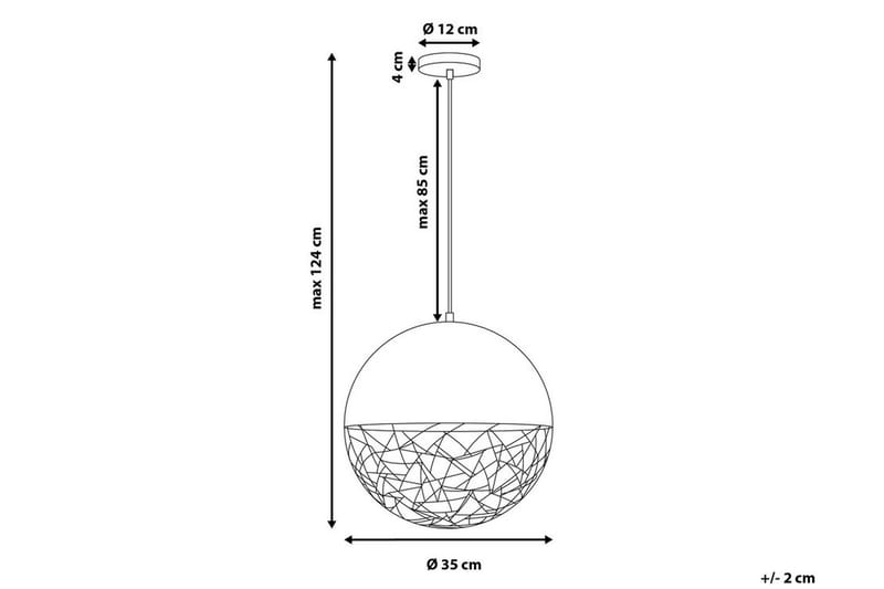 PADMA Taklampa 35 cm - Kökslampa & pendellampa - Sovrumslampa - Fönsterlampa hängande