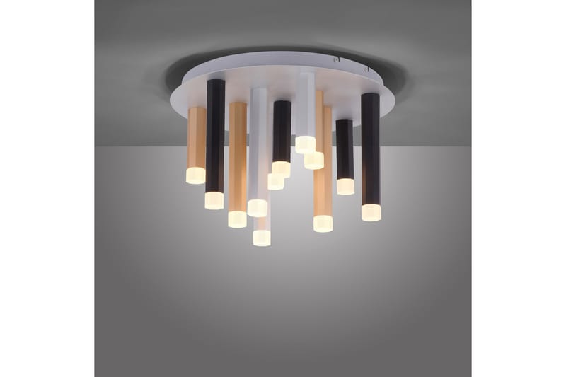 PESPIRE Taklampa 45x45 cm Grå/Guld - Belysning - Inomhusbelysning & lampor - Taklampor & takbelysning - Kökslampa & pendellampa