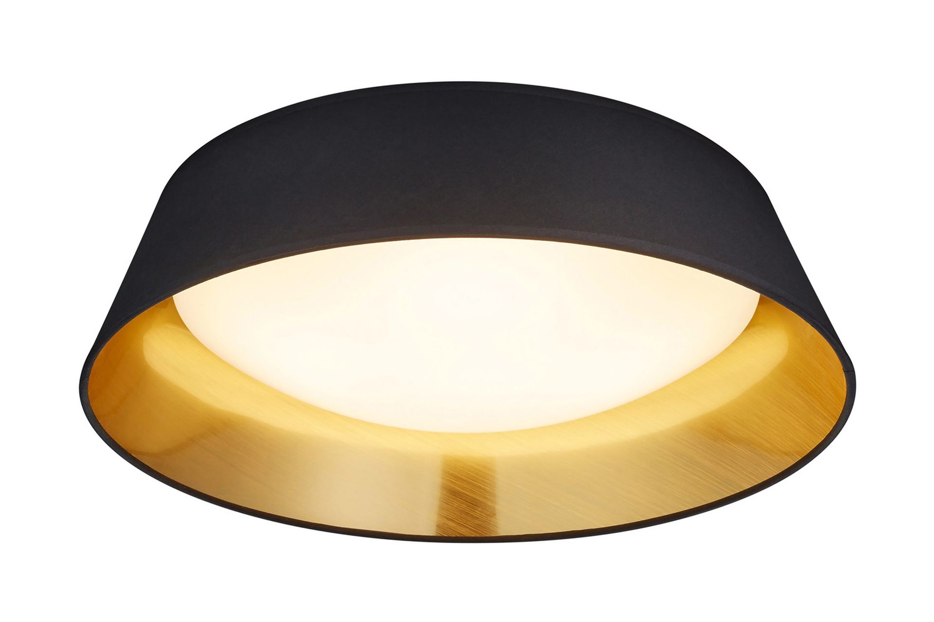 Ponts LED Plafond 45cm svart/ guld - Svart/Guld