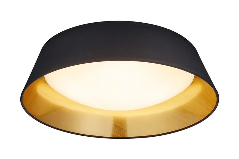 Ponts LED Plafond 45cm svart/ guld, Svart/Guld