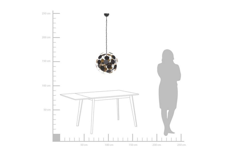 PSINTHOS Taklampa Svart/Guld - Belysning - Inomhusbelysning & lampor - Taklampor & takbelysning - Kökslampa & pendellampa