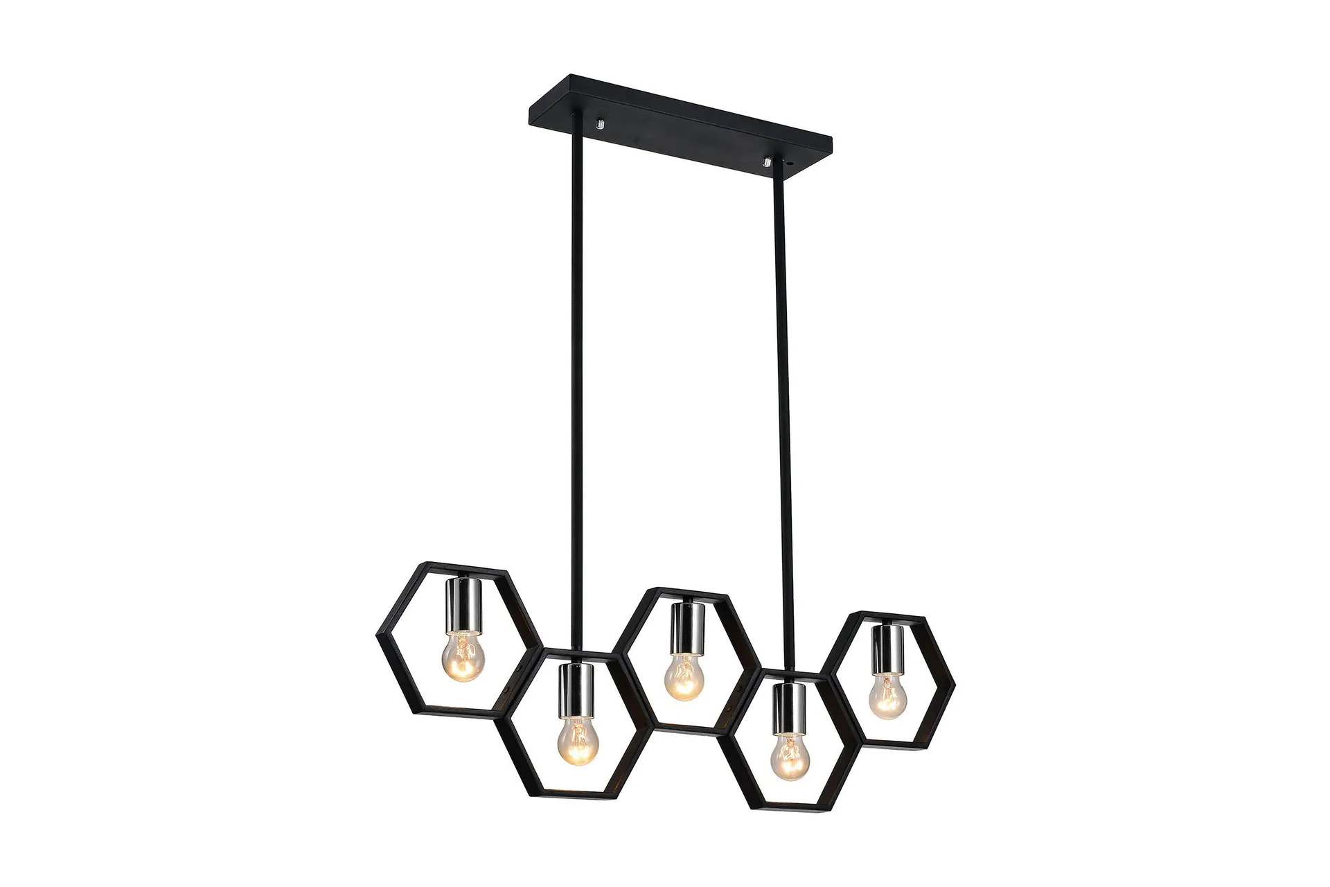 Queen B Pendellampa Dimbar LED - Svart