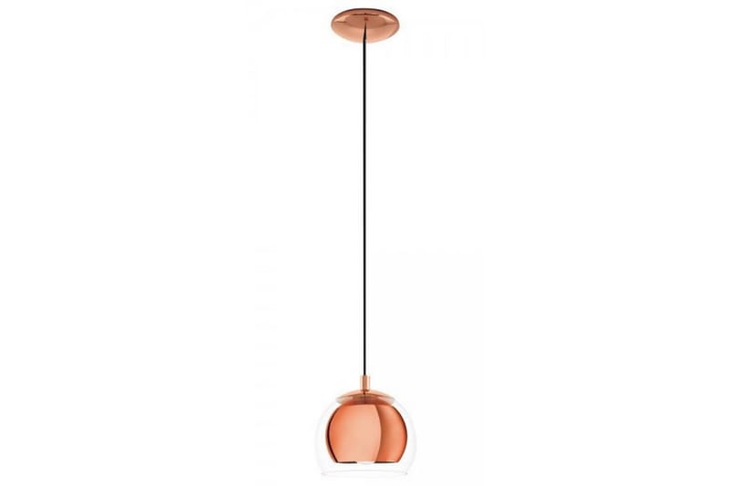 ROCAMAR Taklampa Koppar/Klar/Glas - Eglo - Fönsterlampa hängande - Kökslampa & pendellampa - Sovrumslampa
