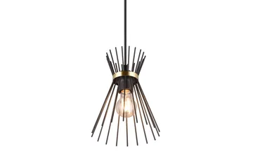 Rod Taklampa 1L E27 svart/ guld - Svart/Guld - Belysning - Inomhusbelysning & lampor - Taklampor & takbelysning - Kökslampa & pendellampa